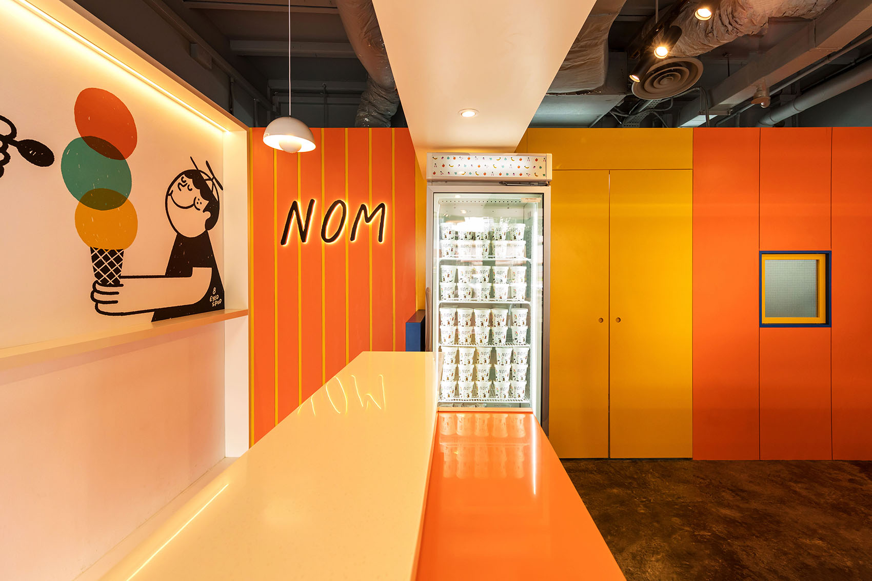 GEOMETRIC SWIRLS 冰淇淋店丨新加坡丨WYTO-26