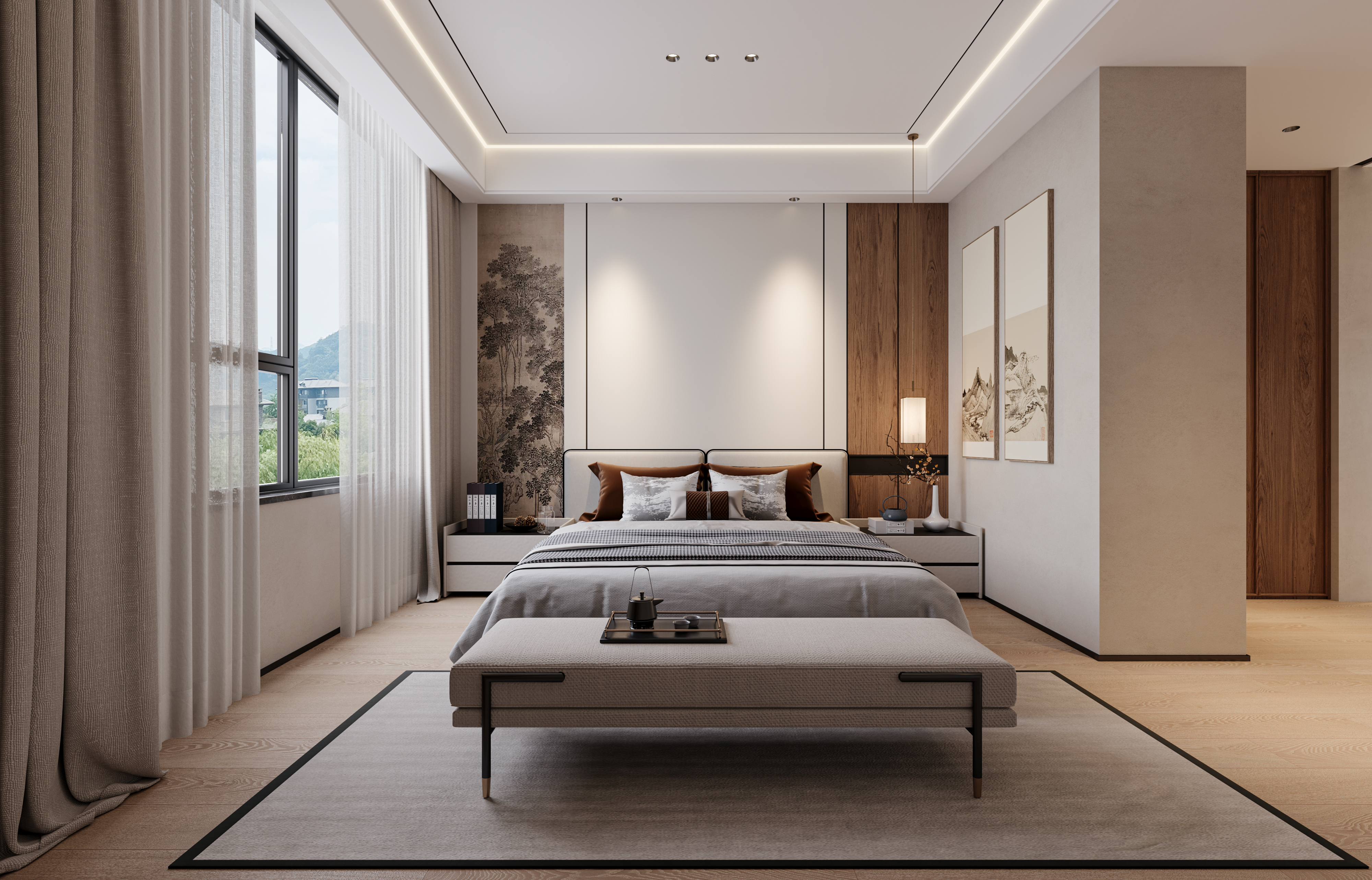 《隐逸东方·雅墅》·新中式别墅的空间叙事-19