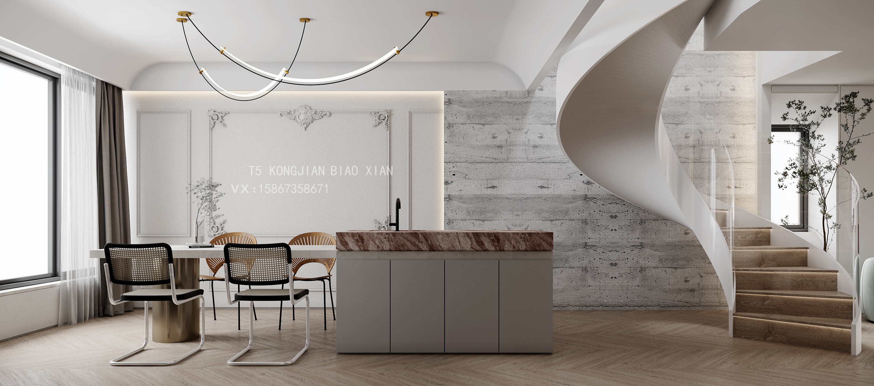 北京某知名设计师打造现代简约家居空间-5