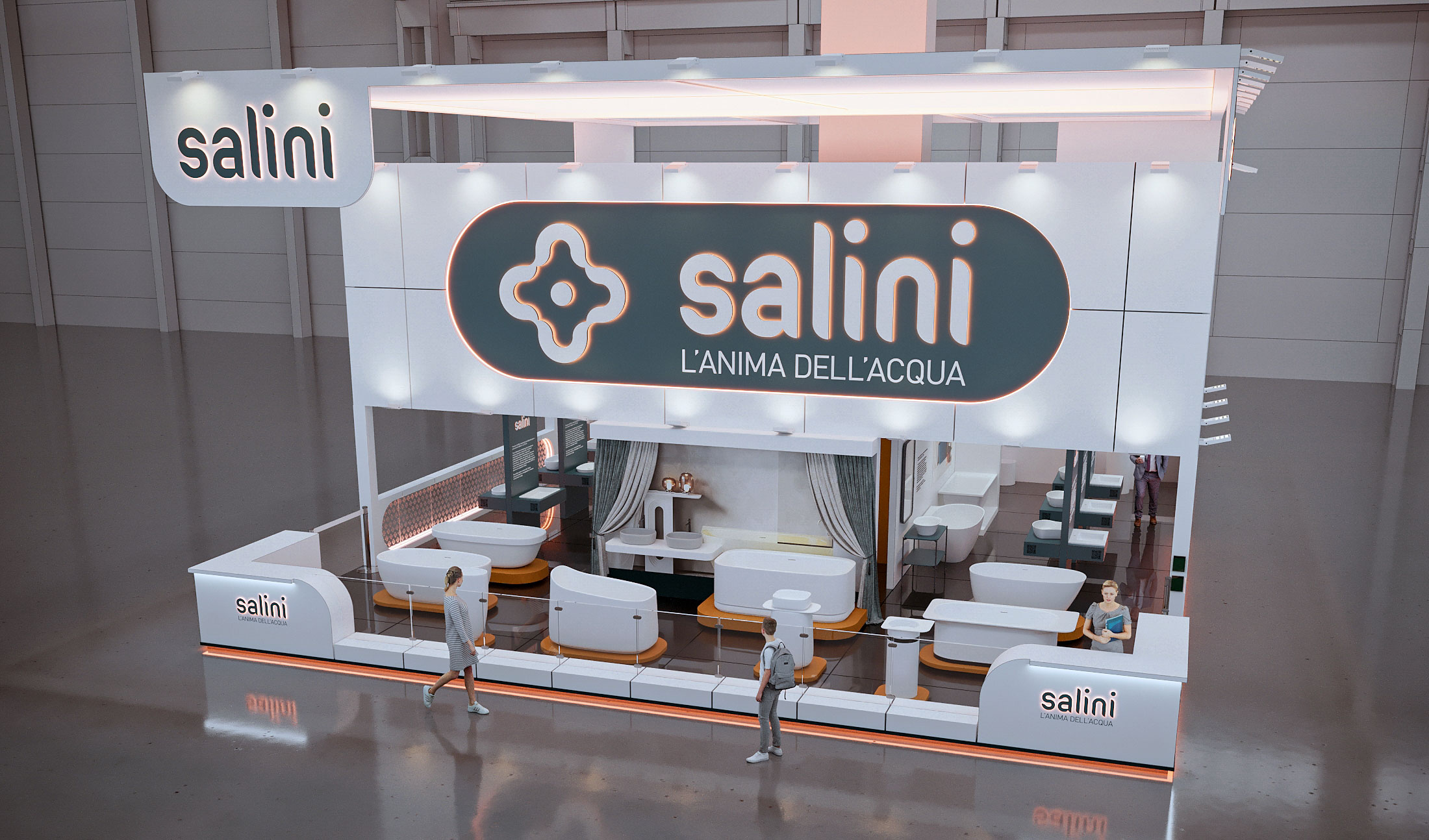 exhibition stand for the company SALINI-9