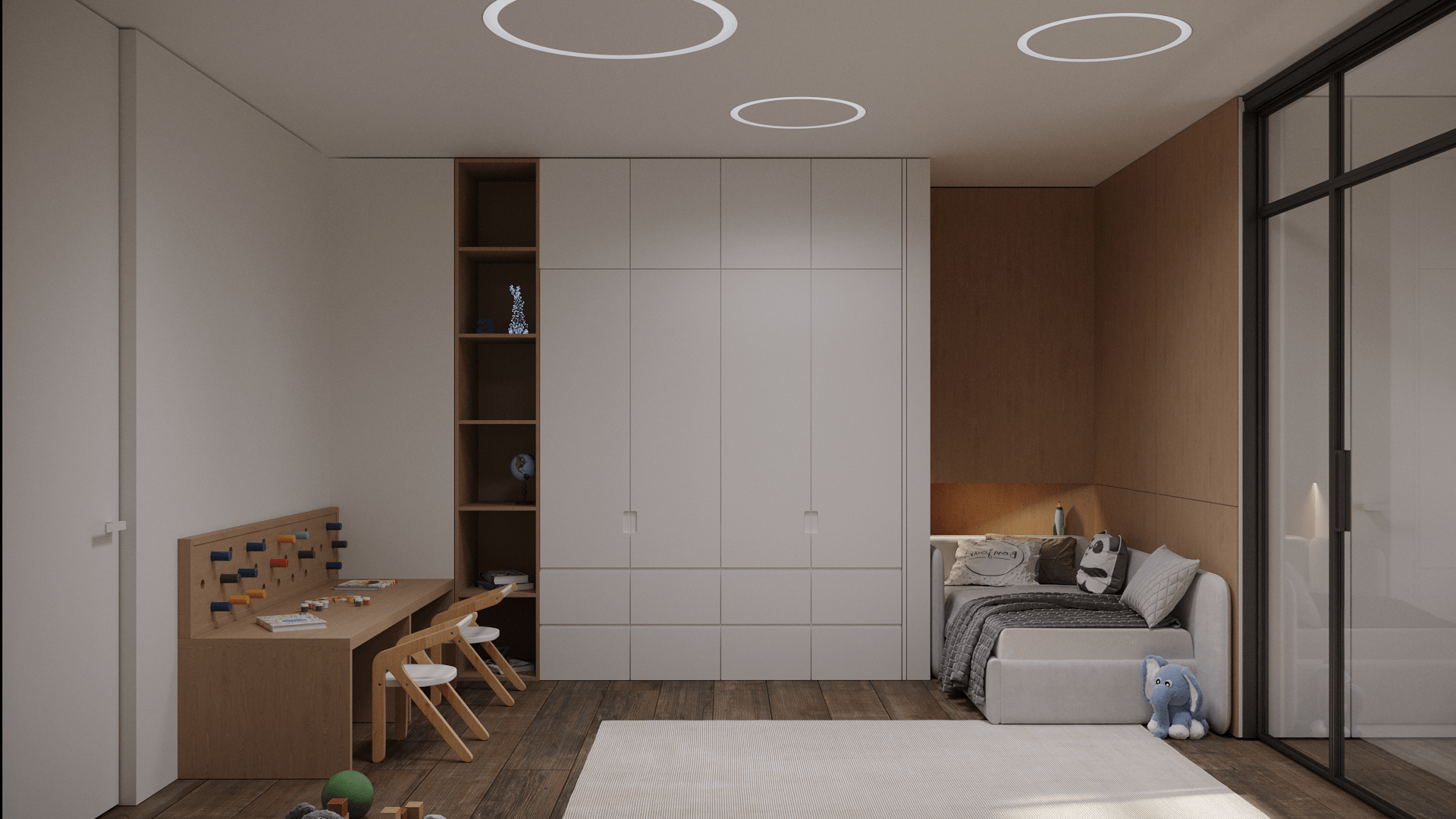 255平，大户型黑色简约系-34