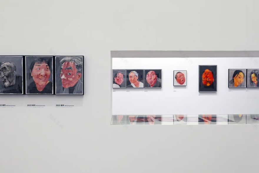 “人间仙境·方力钧水墨”展陈设计丨中国西安丨燕尾设计室-45