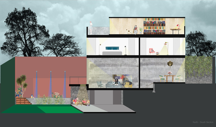 墨西哥城火山石住宅-4