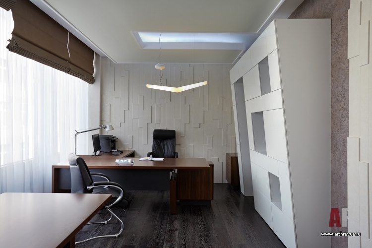 现代四层建筑公司办公室项目丨Качалов Иван,Метёлкин Игорь-39