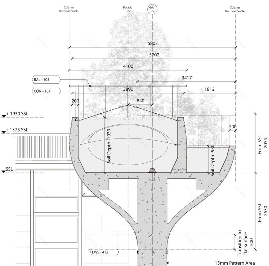上海 1000 Trees 综合体 | 艺术与绿意融入城市开发-17