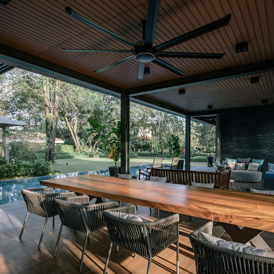 曼谷绿意住宅，诠释热带现代生活-8