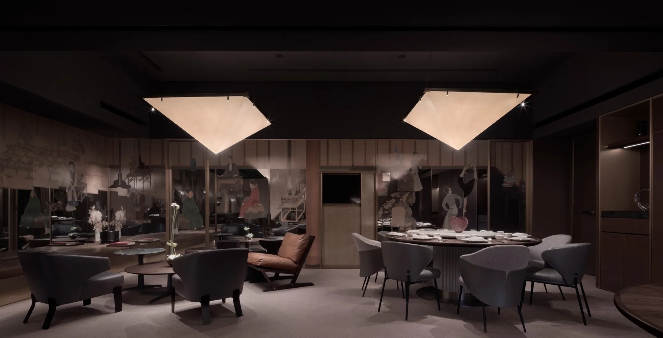 深圳天元珍庭潮州餐厅丨中国深圳丨水平线设计-71