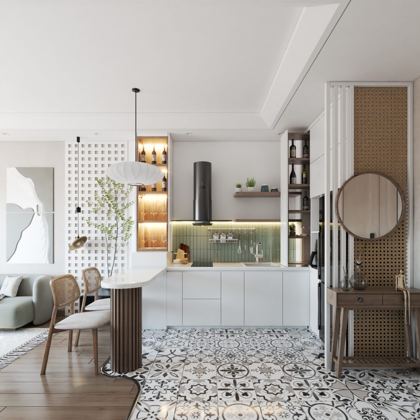 Sketchup公寓室内模型丨Ha Anh-1