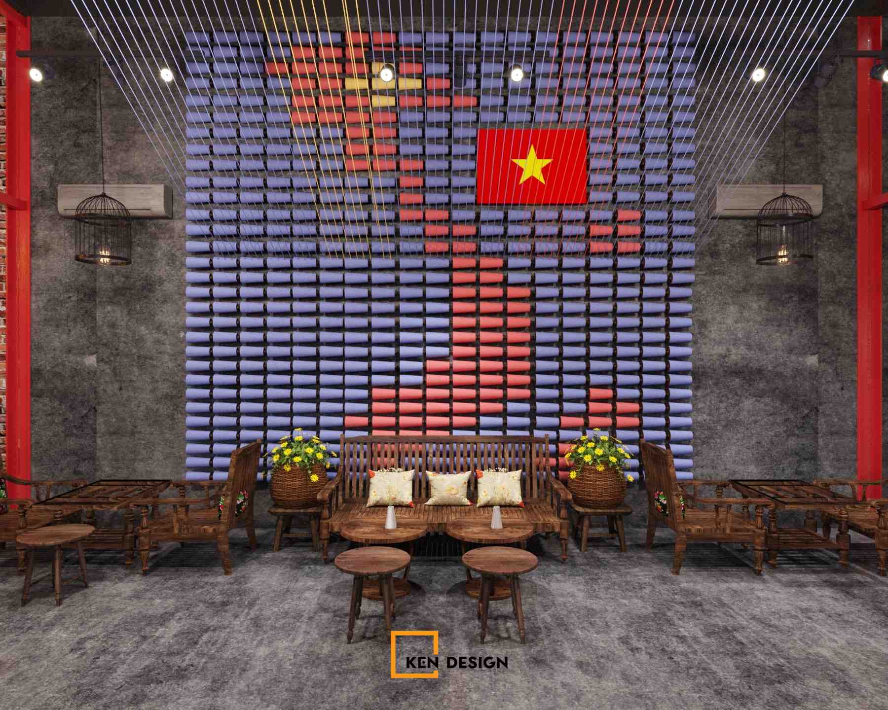 Cafe Tự Do Hà Nam（河内自由咖啡馆）丨越南河内丨Ken Design-45