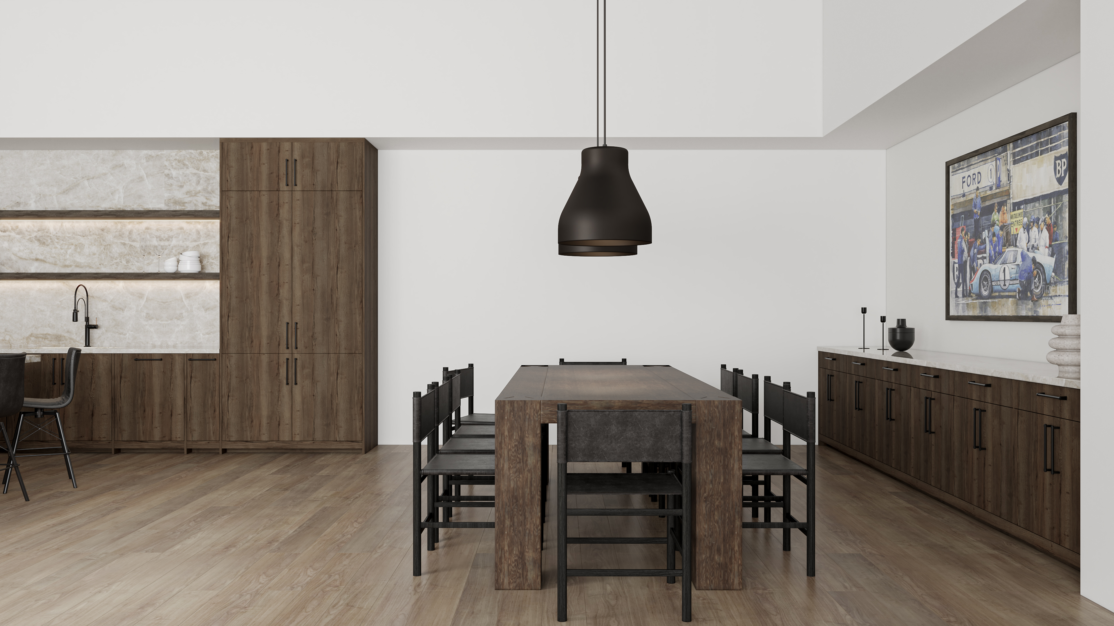 现代山地风格厨房丨美国-6