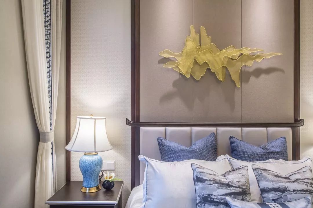 德清蓝城观云小镇 Y 户型样板房 | 新旧融合的中式美学空间-34