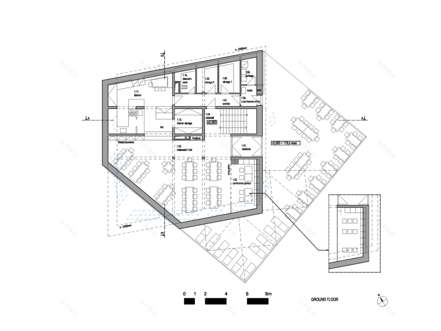 斯洛伐克高塔特拉山环保小屋,璀璨玻璃幕墙融入自然-31