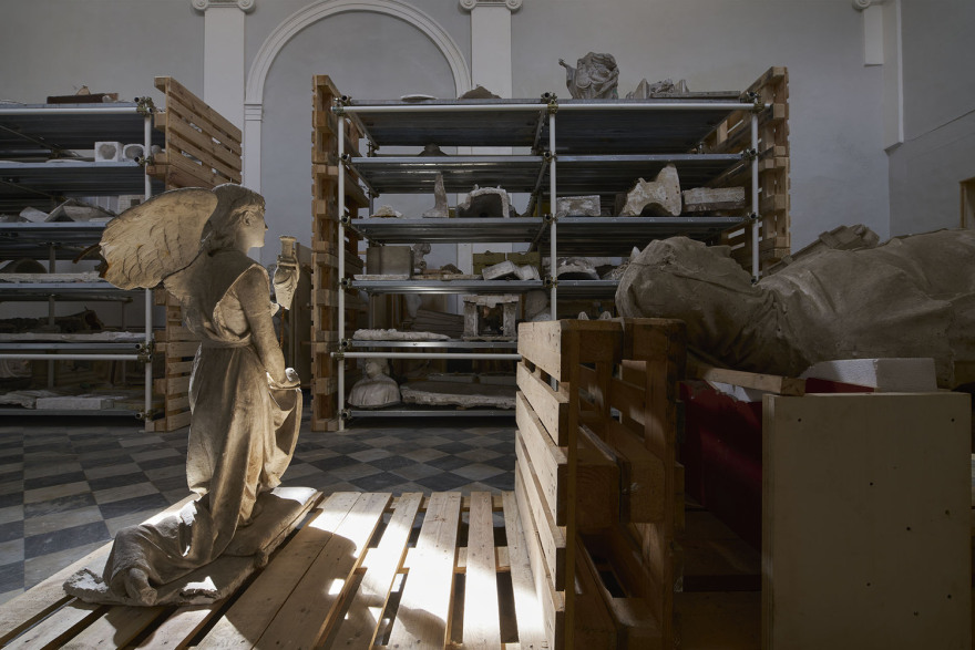 San Pellegrino Church Restoration and Outfitting of Plaster Deposits MICROSCAPE architecture urban design AA-63