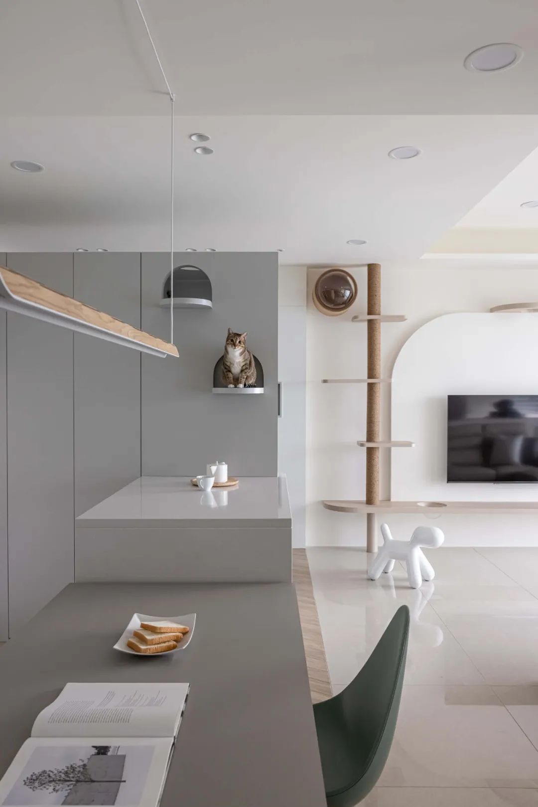 120㎡猫奴的家，温润自由的开心乐园！-27