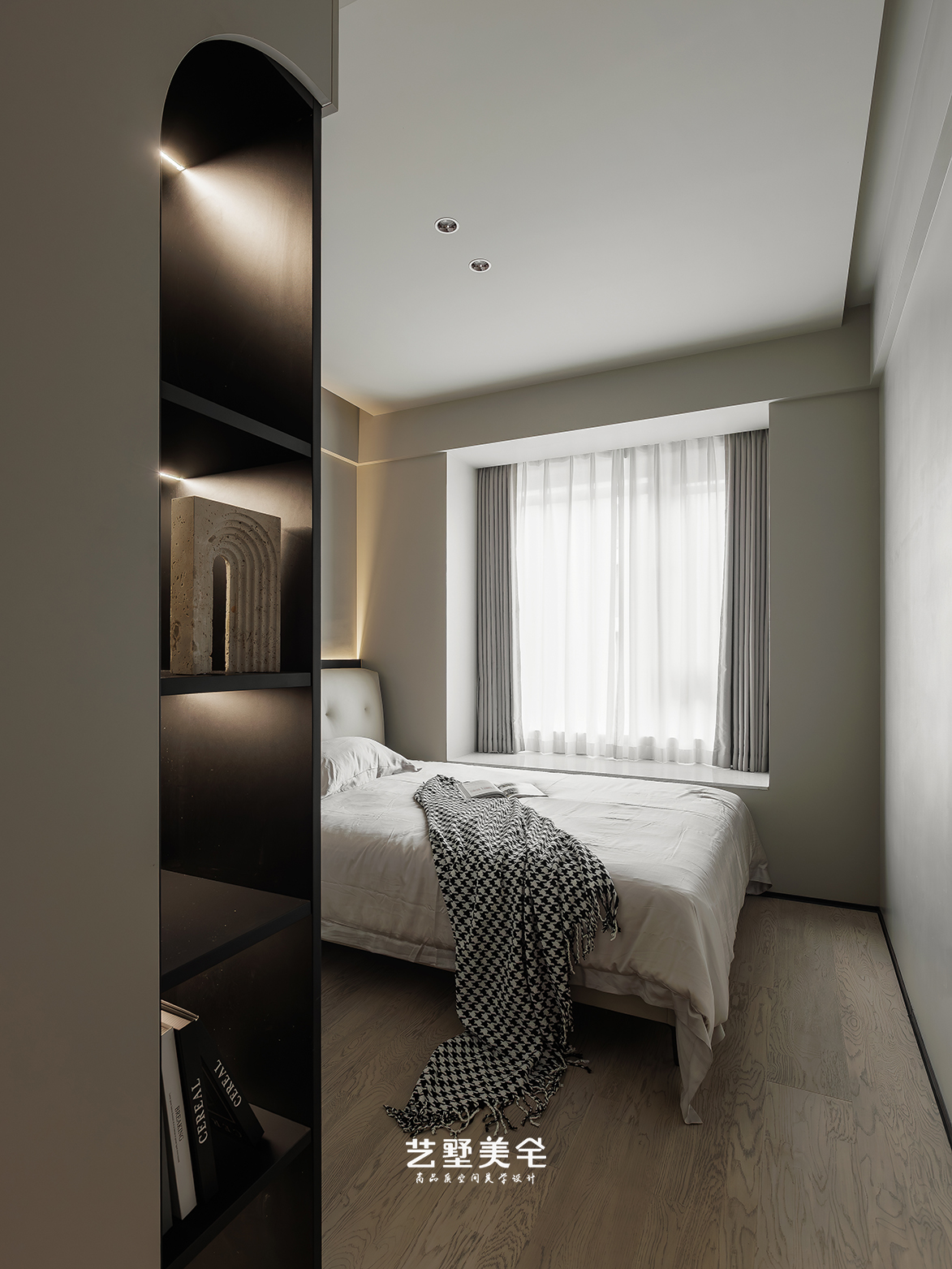 139㎡高级灰克制美学 现代高级感栖居丨中国合肥丨艺墅美宅设计-56