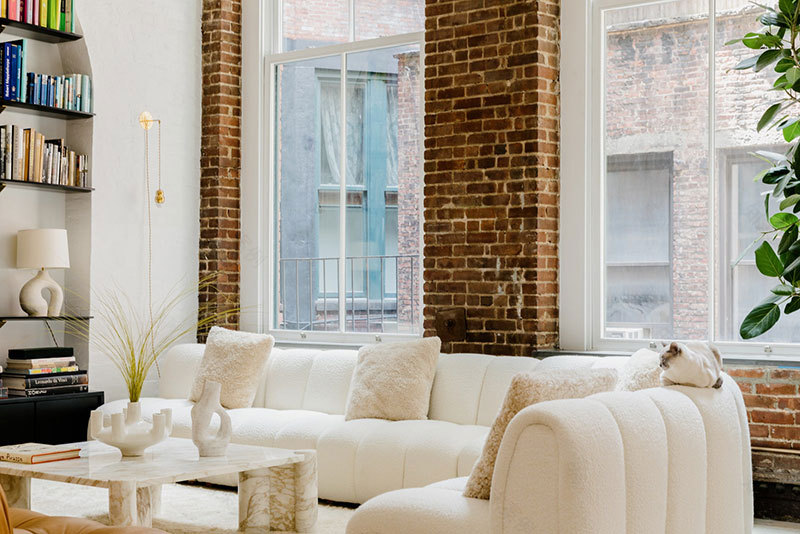 超模艾尔莎·霍斯克纽约开放式阁楼设计-3