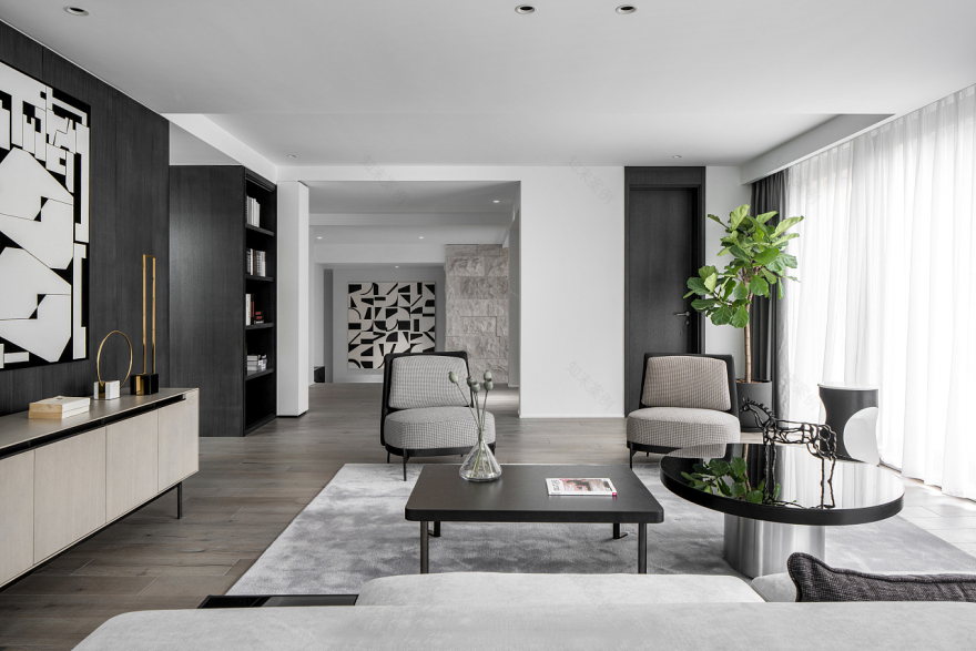 亦鉴设计 | 上海浦东·绿洲千岛花园550m2 私宅-20