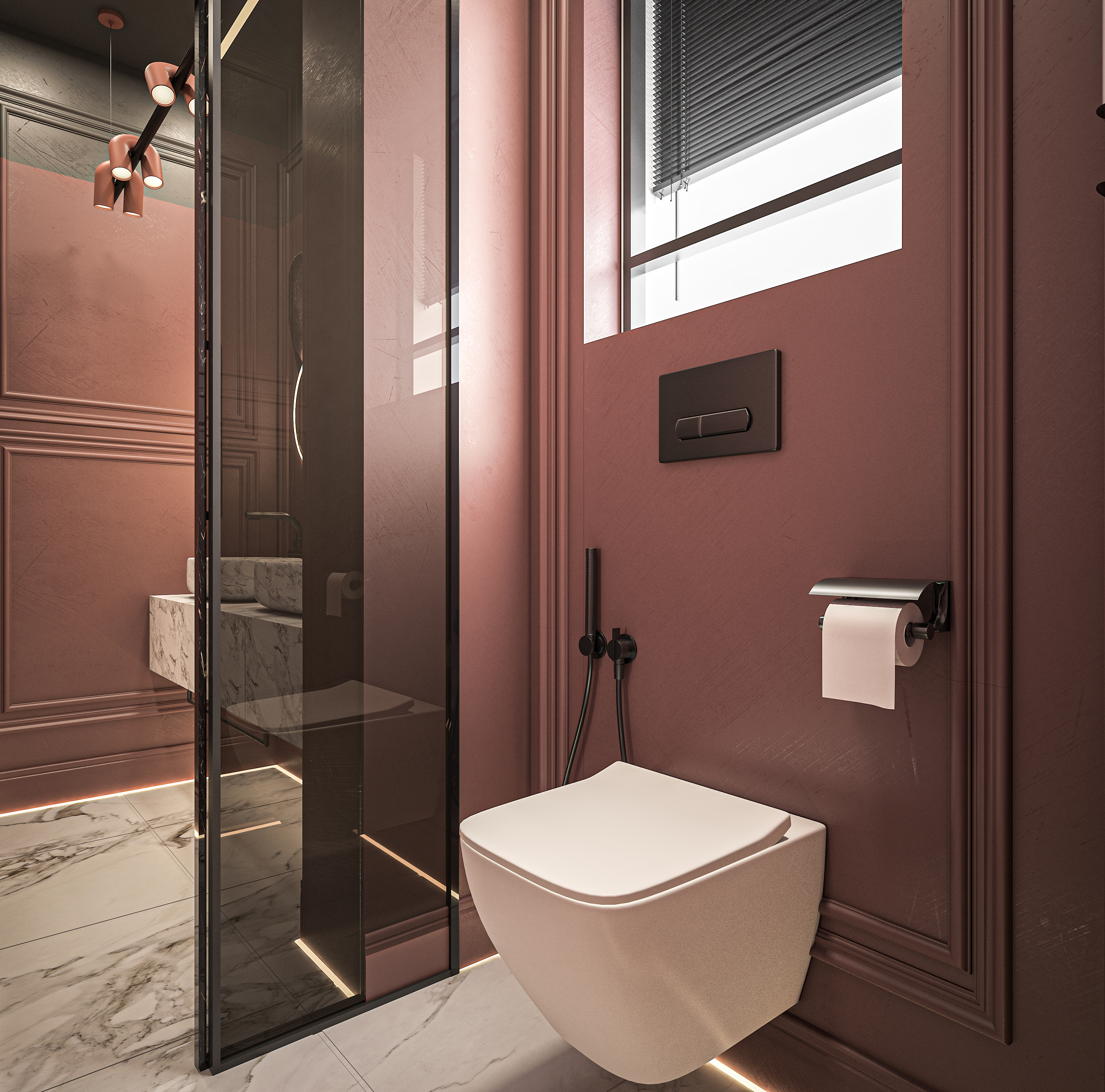 客用浴室丨Maria Maged-13