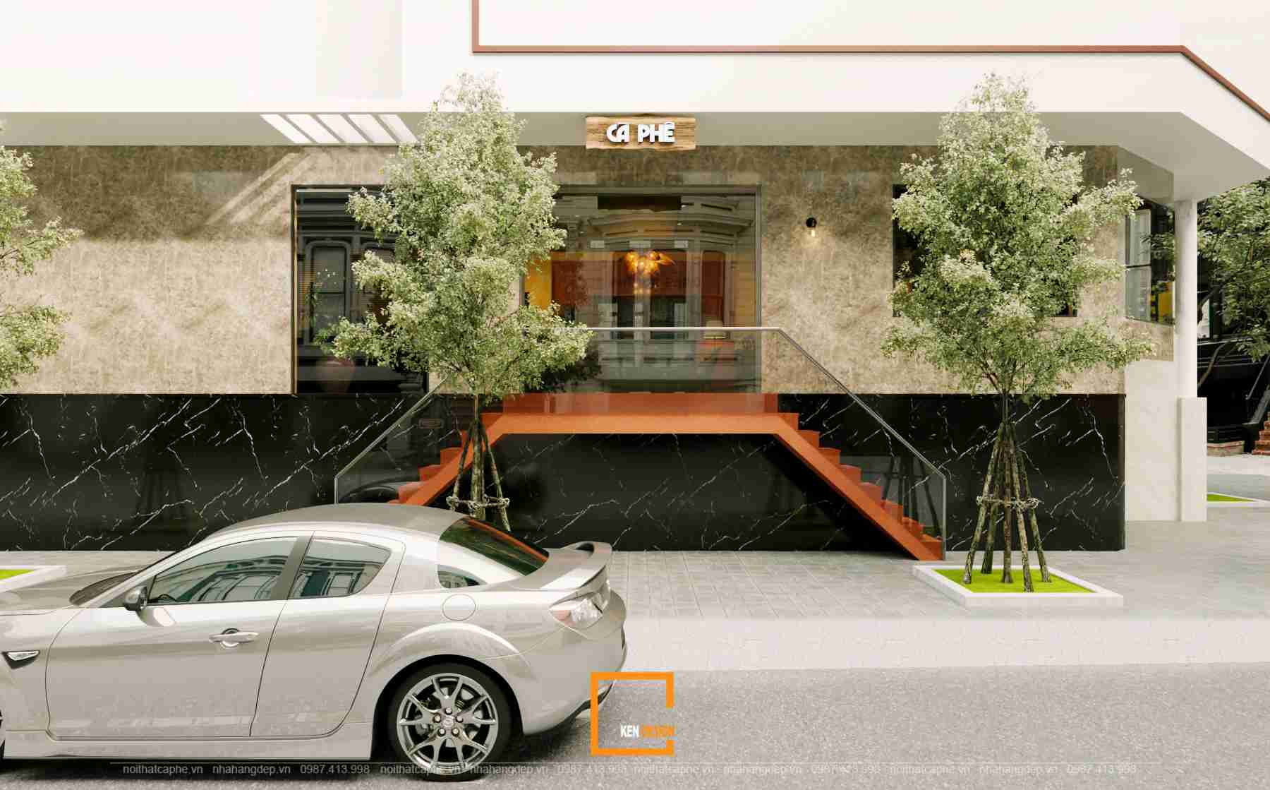 Tic Coffee咖啡馆设计丨越南胡志明市丨KenDesign-9