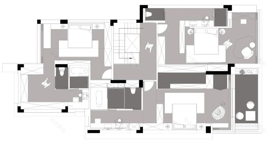 【首发】MH设计新作:自由·归属▏当代豪宅的极简艺术,让生活更有腔调-18