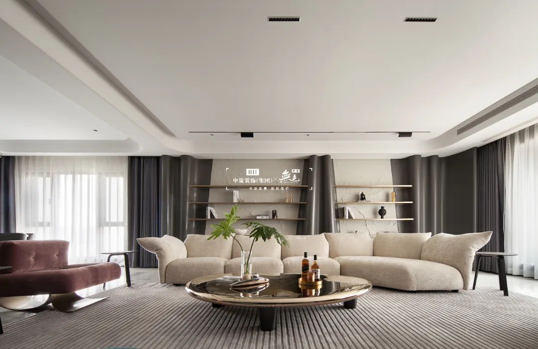 轻奢与古风 · 同款户型的个性解读丨中策装饰-59