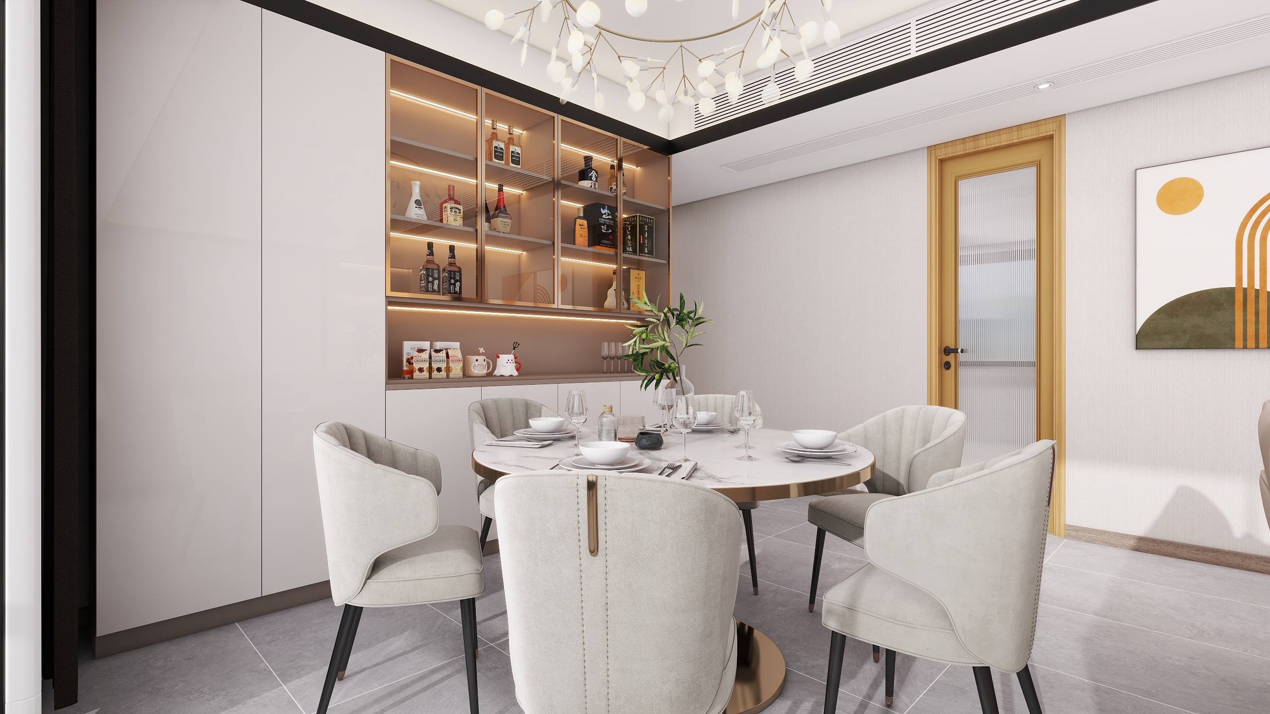 四川成都龙光天瀛（117平方现代简约四居室）-19