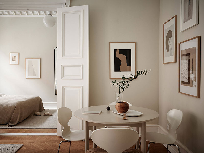 温暖宜居 | 哥德堡 49 平米温馨米色公寓-9