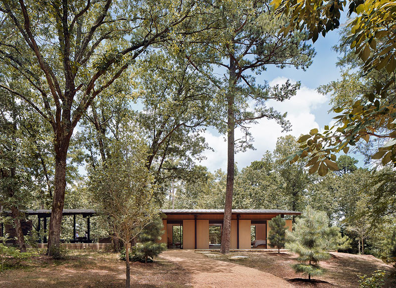 德州松林泳池现代宅-13