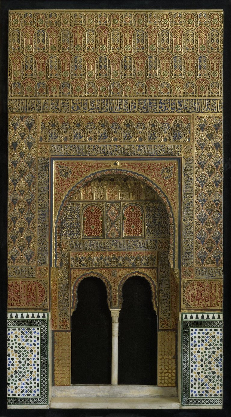 阿尔罕布拉宫科马雷斯宫王座厅修复及模型制作丨西班牙格拉纳达丨孔特雷拉斯家族（拉斐尔·孔特雷拉斯为主）-31