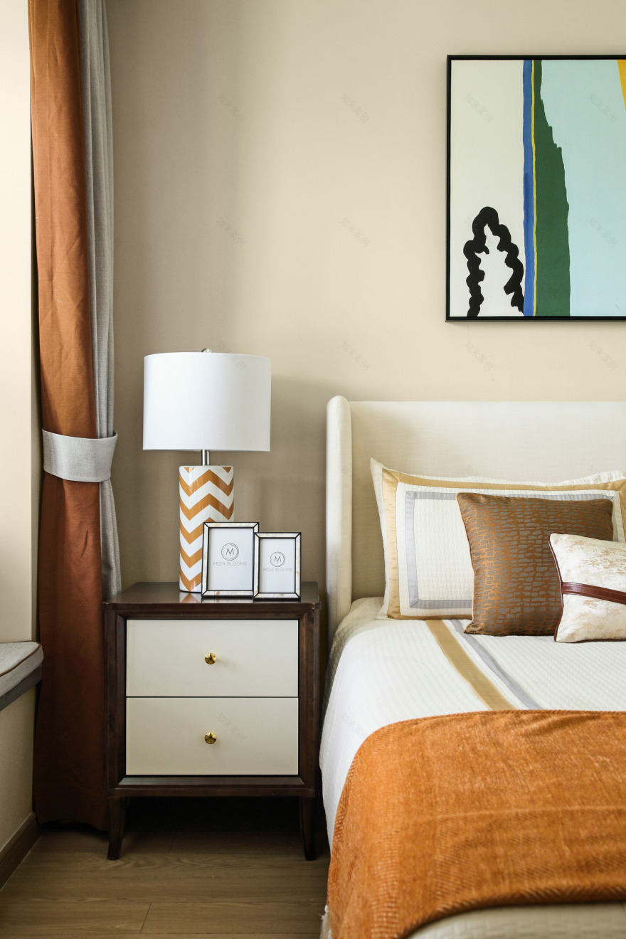 梵池设计 | 轻奢主义镇江市 120 平米三居室软装案例-28