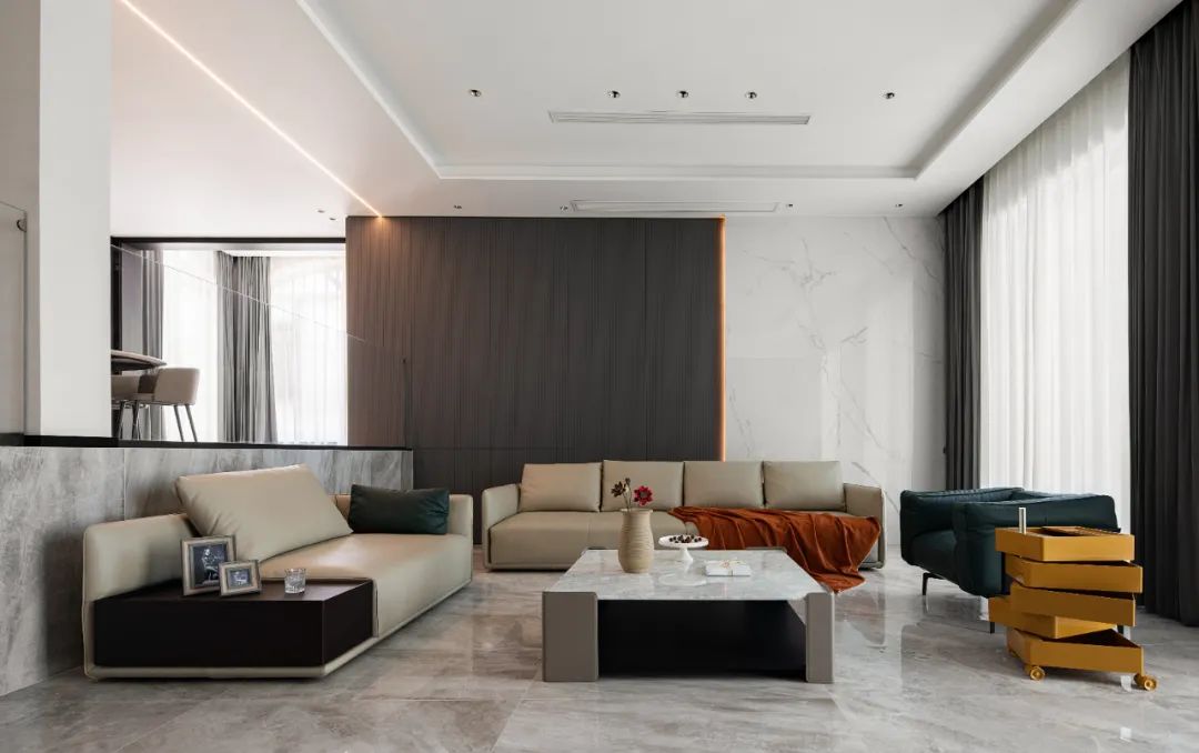 珠宝设计师的300㎡复式别墅，意式简约，美到极致！-20