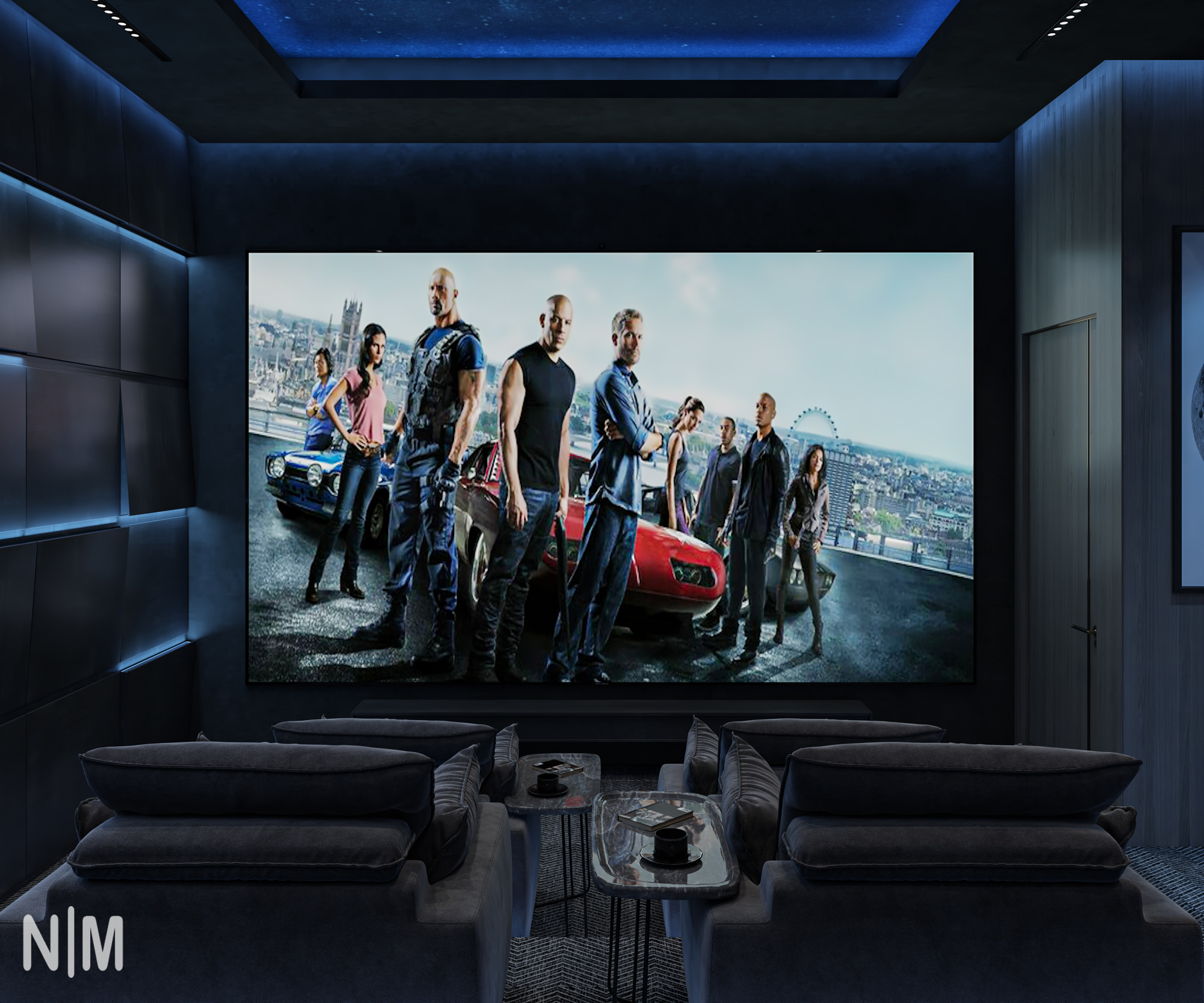 现代电影院房间设计丨沙特阿拉伯-7