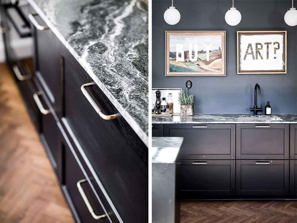 瑞典 73 平米公寓的色彩艺术-13