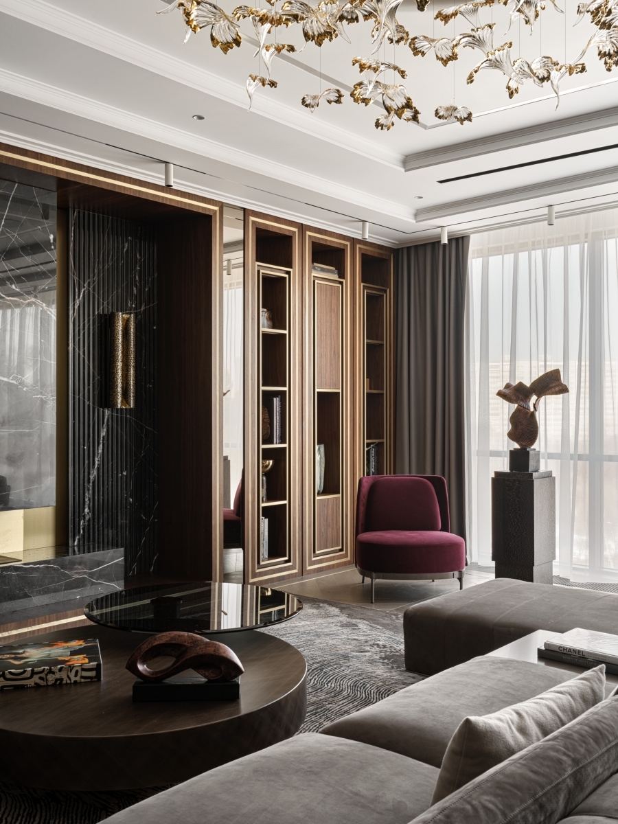 家庭奢华:适合家庭的公寓精美内饰设计-3