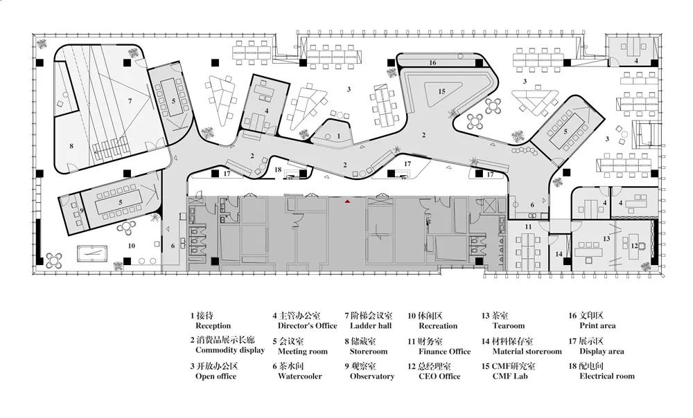 重庆消费品研究院办公室丨中国重庆丨杭州植田建筑室内设计工作室-21