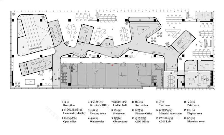 重庆消费品研究院办公室丨中国重庆丨杭州植田建筑室内设计工作室-21