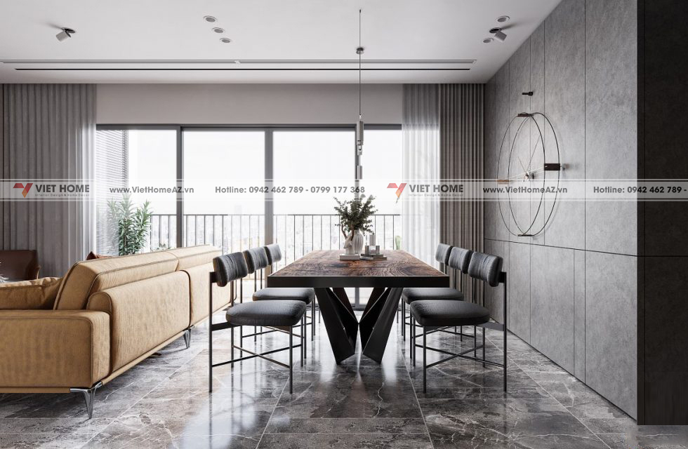 The Nine 河内公寓室内设计丨越南河内丨VietHome-19