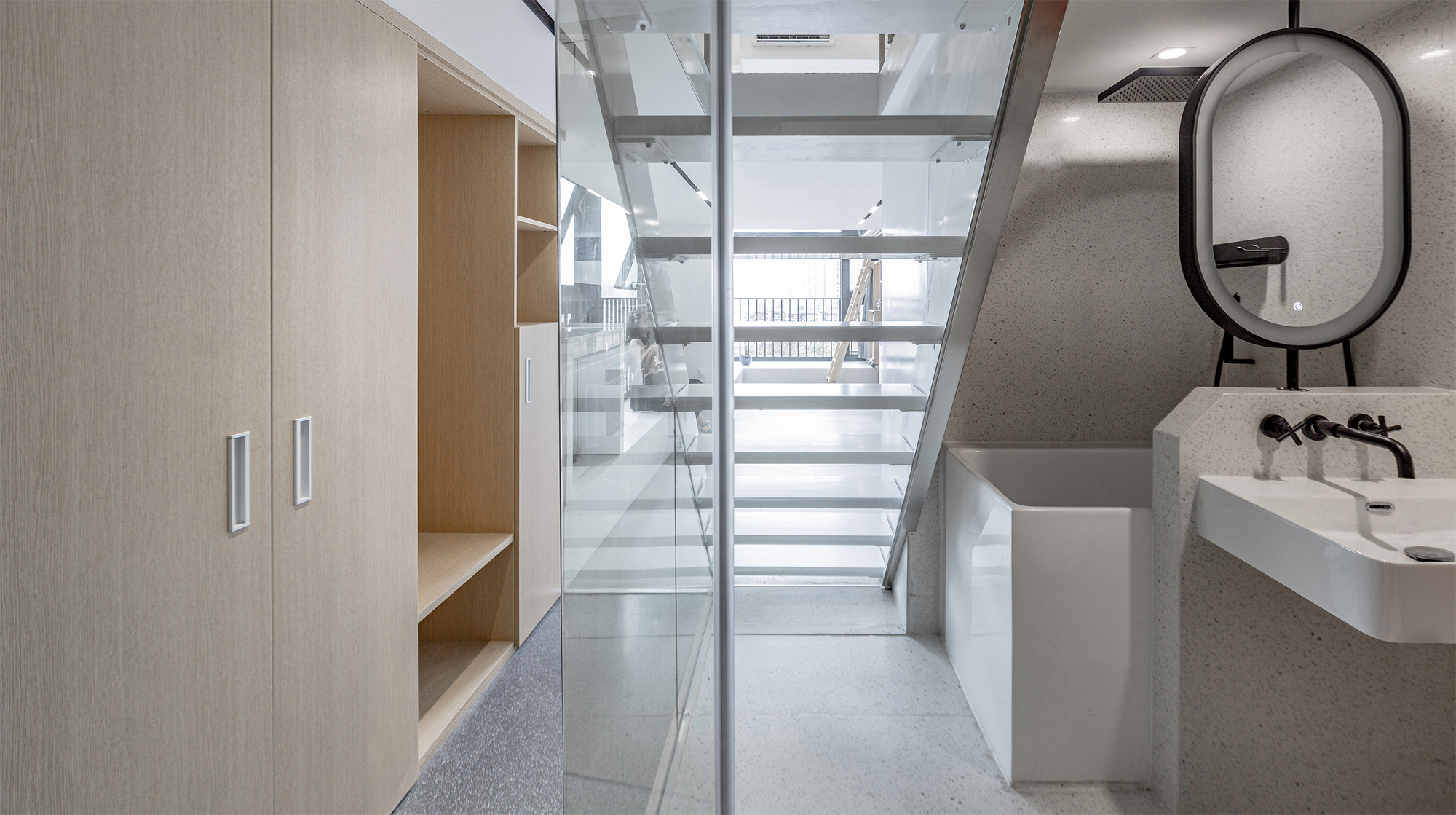 跃层商品公寓改造丨中国广州丨泥木建筑工作室-29