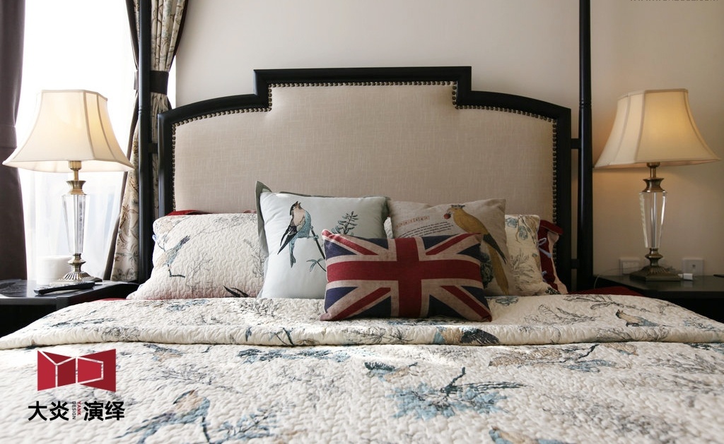 鹅掌楸珍稀木材打造美式三居,共享温馨家居生活-21