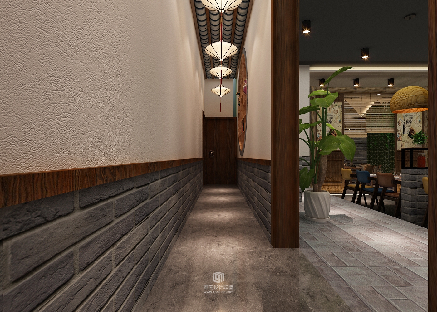 2012版本，中式农家院，带门头-1