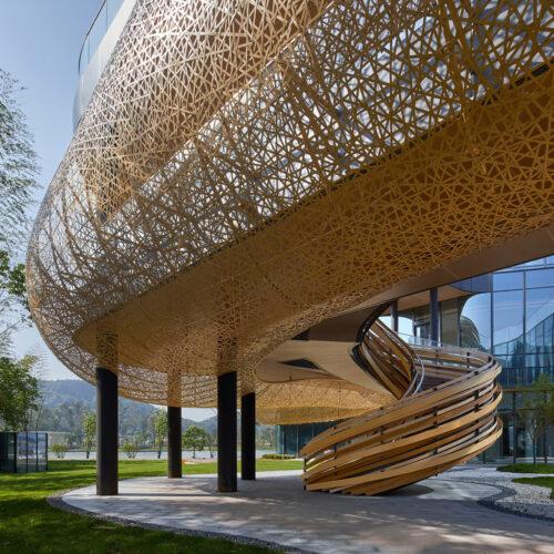 White Crane Lake Visitor Center / Archperience-37