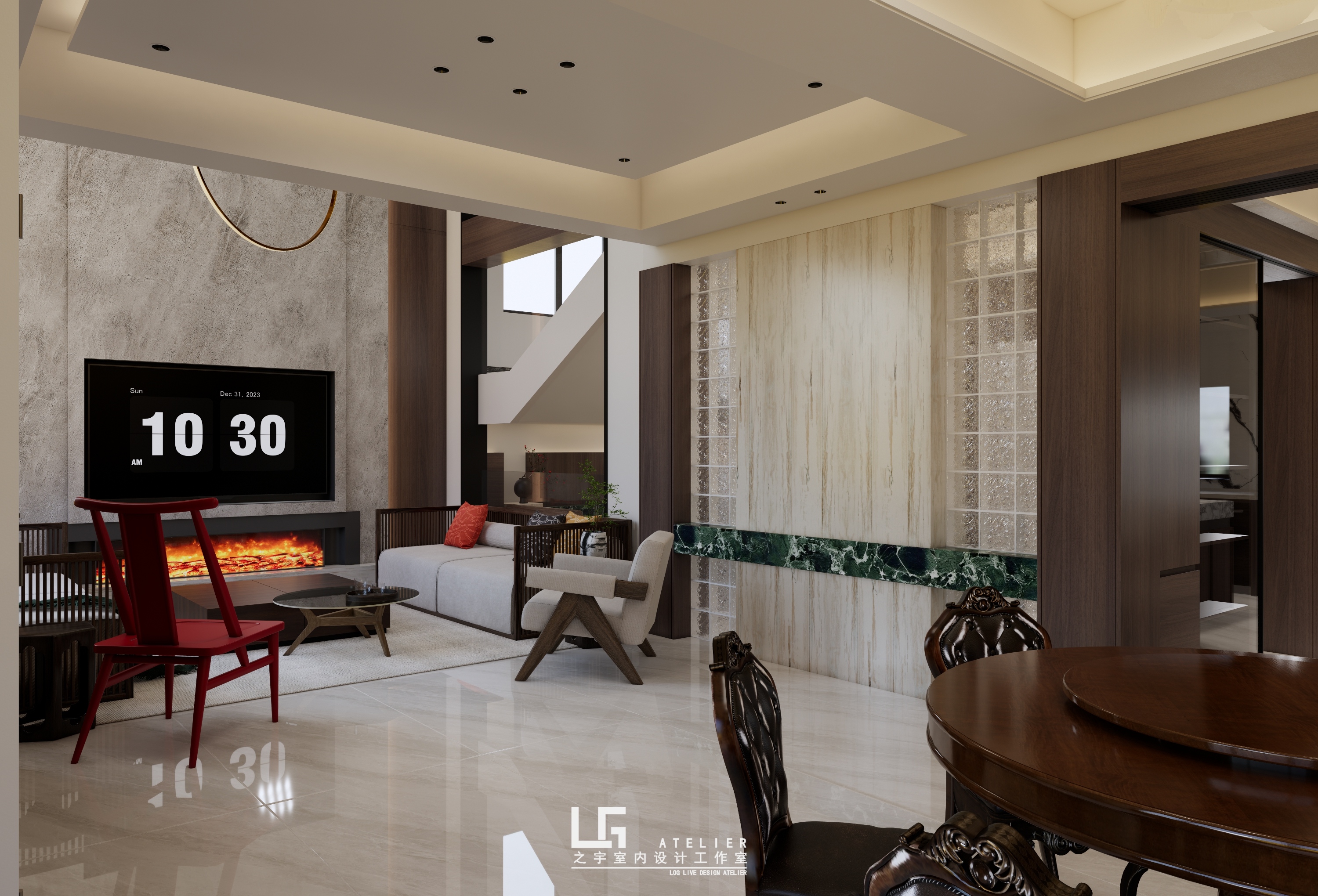 当东方遇上西方,自建房的“混血美学”丨中国杭州丨之宇设计-11