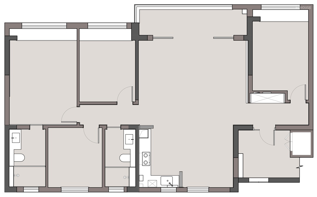 原木风婚房设计丨中国南京丨可米设计-35