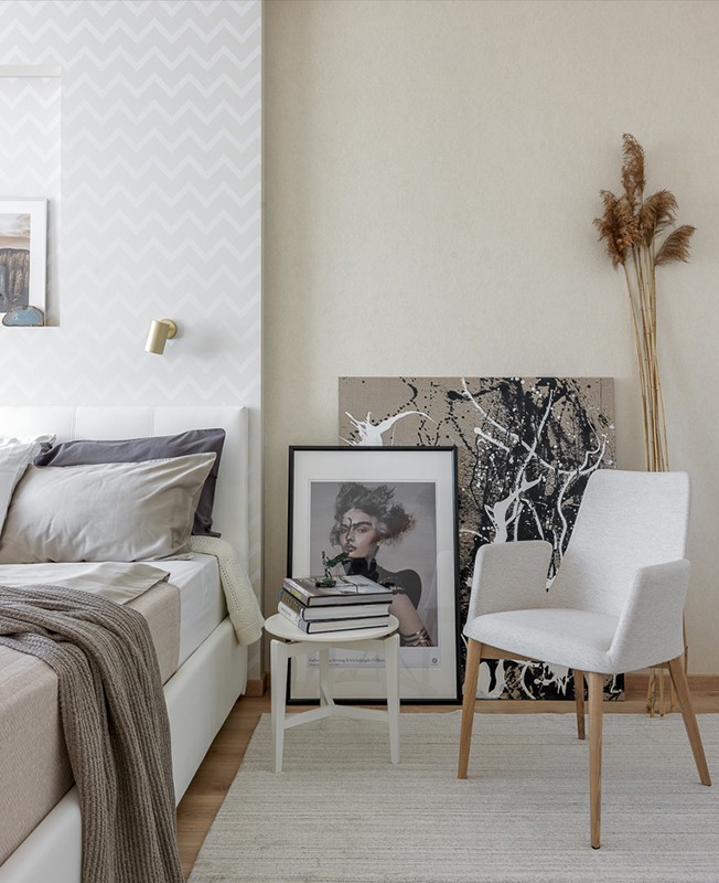 莫斯科北欧风公寓 | 极简白色小户型设计-1