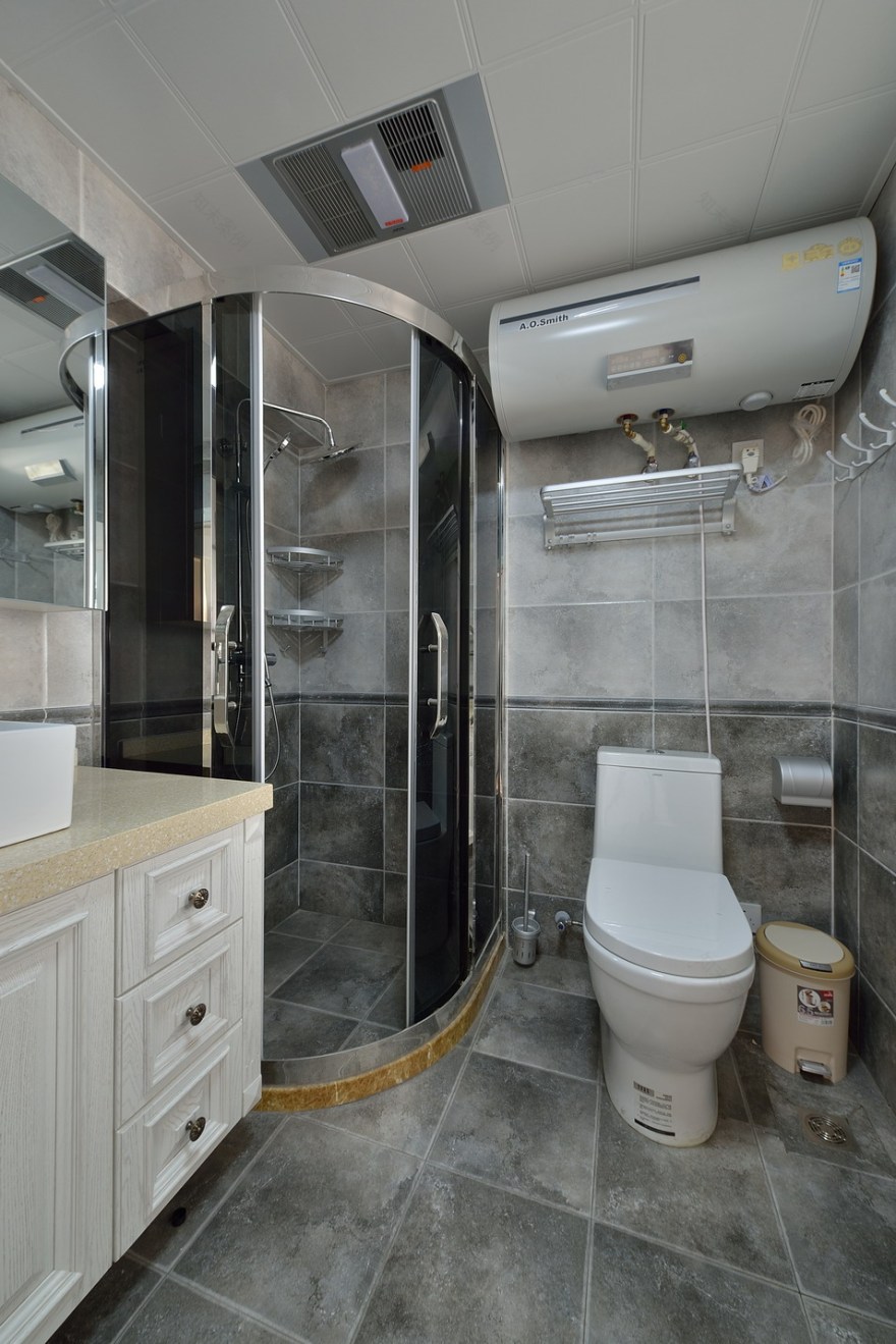 【青绘设计】160平米复式—都市水乡-晚夏-26