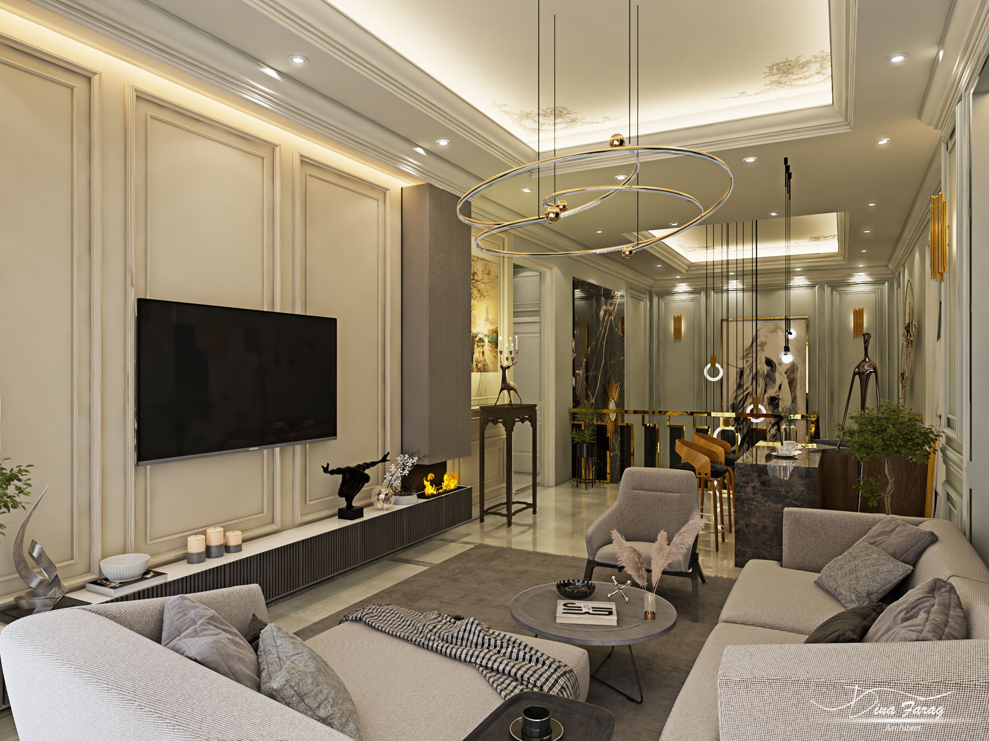 LUXURY LIVINGROOM 室内设计-8