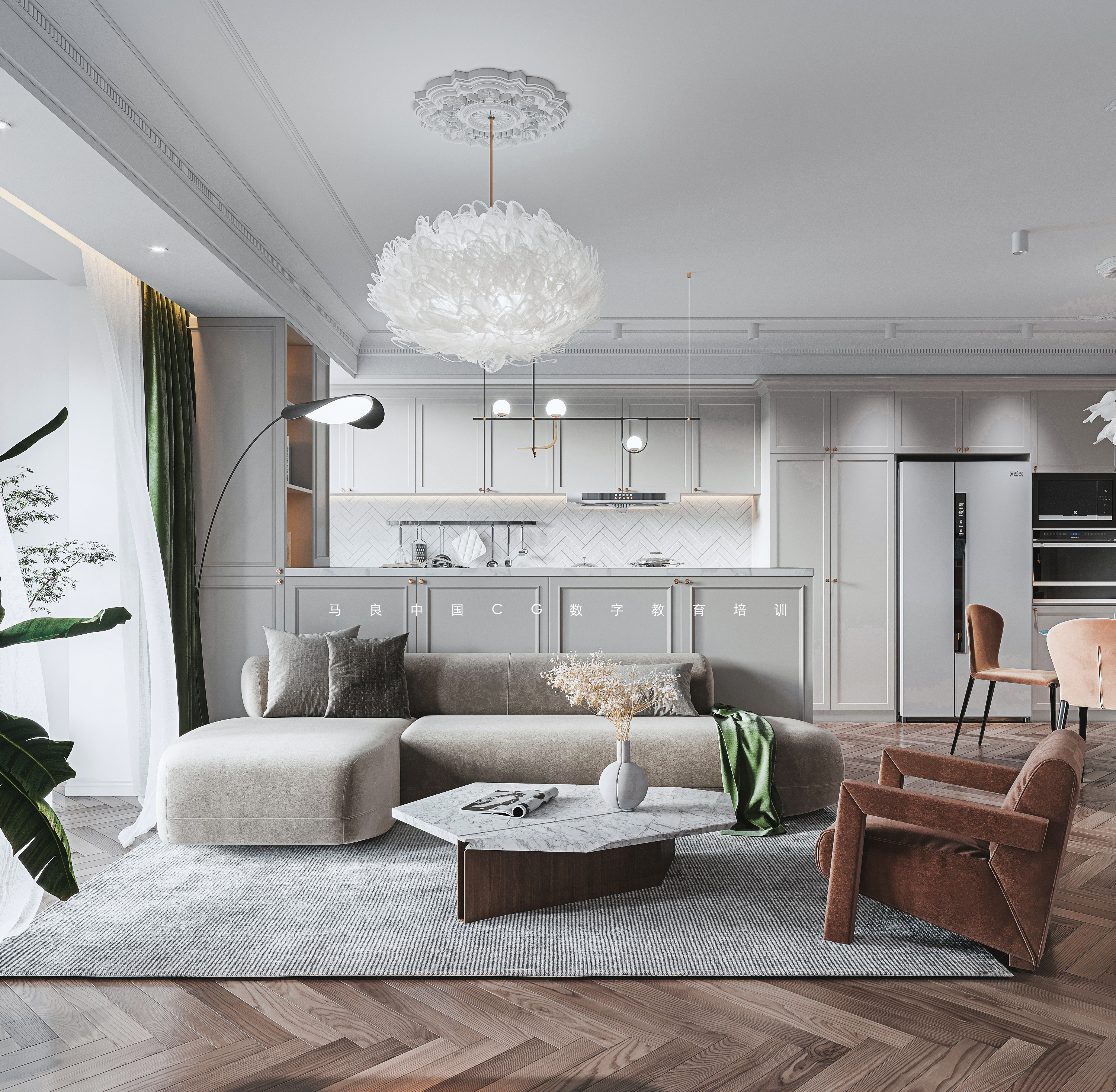 马良中国 5 月 corona/cr 室内效果图渲染班学员作品展示-17