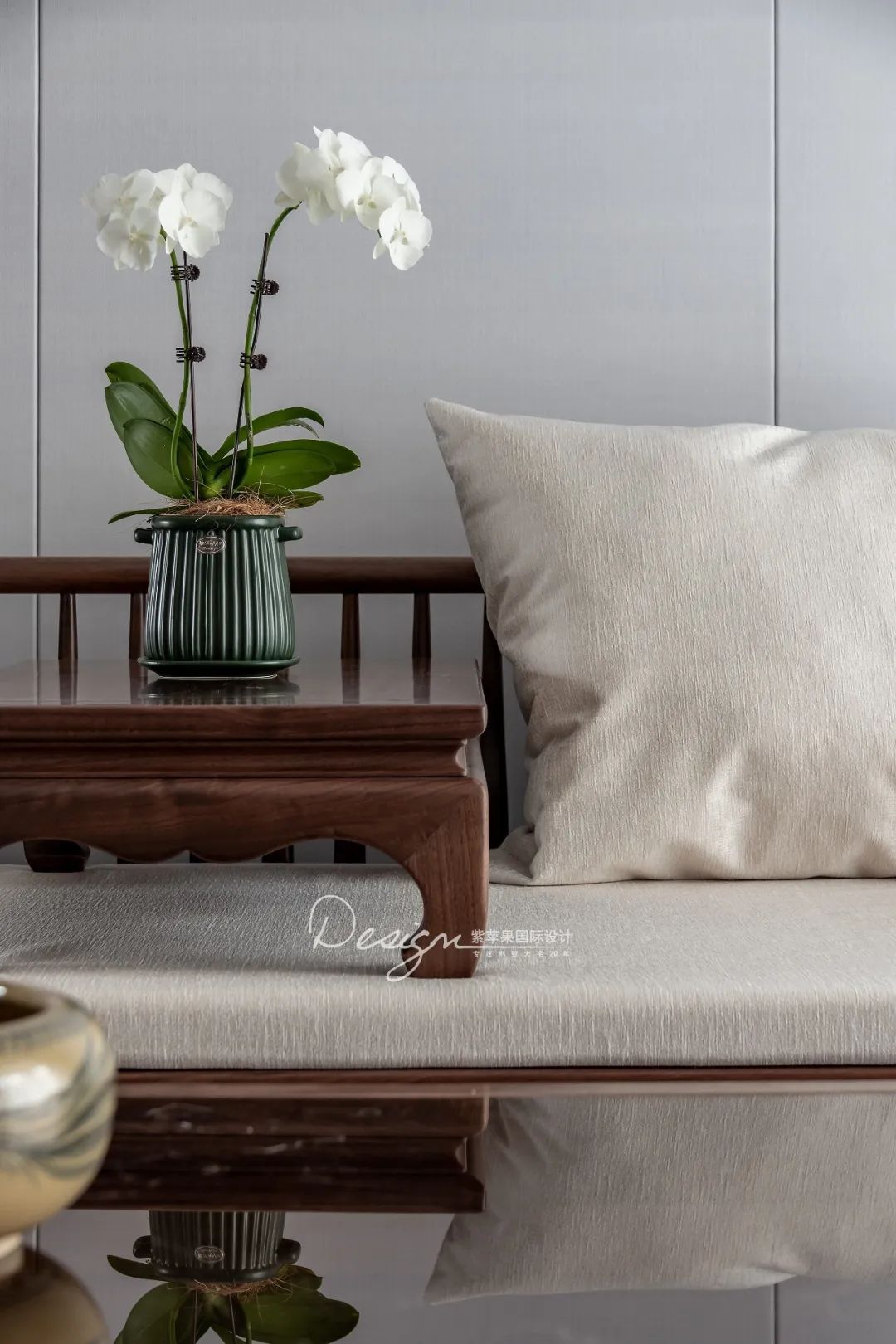 琴韵新中式,雅致福宅的设计魅力丨紫苹果装饰集团-31