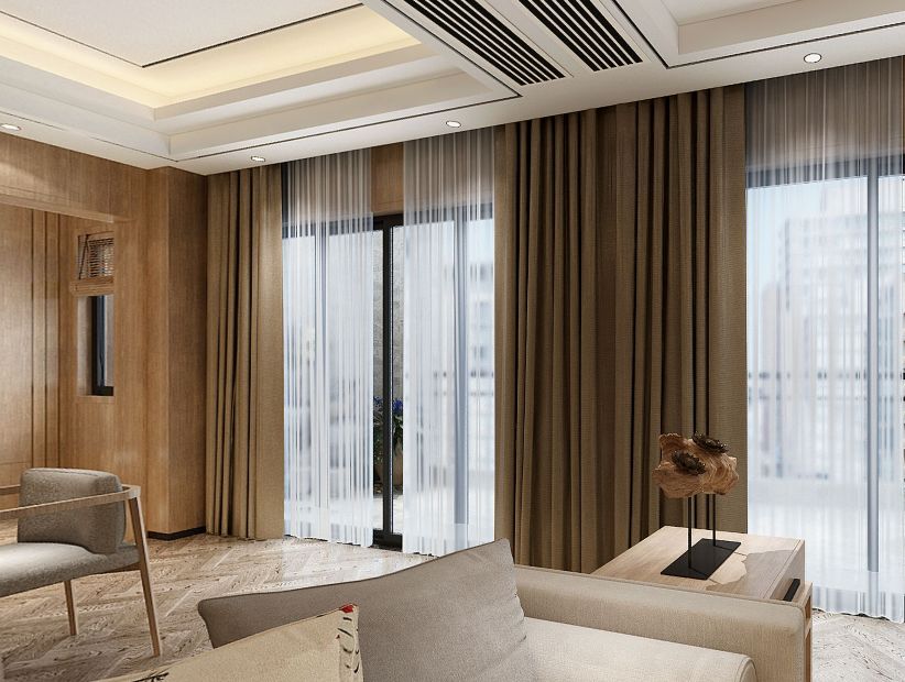 悦江国际 230㎡新中式雅居,演绎东方美学与当代生活-17