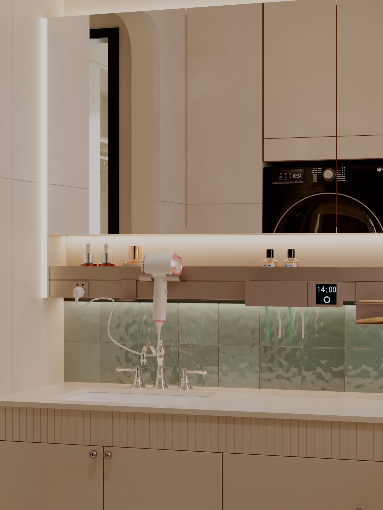 粉雾奶油｜温柔系轻法式治愈私宅-10